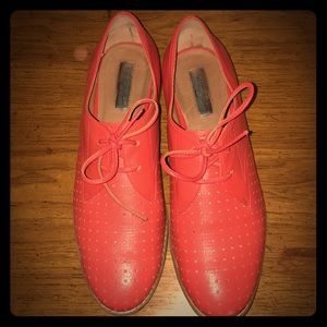 Peach Halogen Oxfords